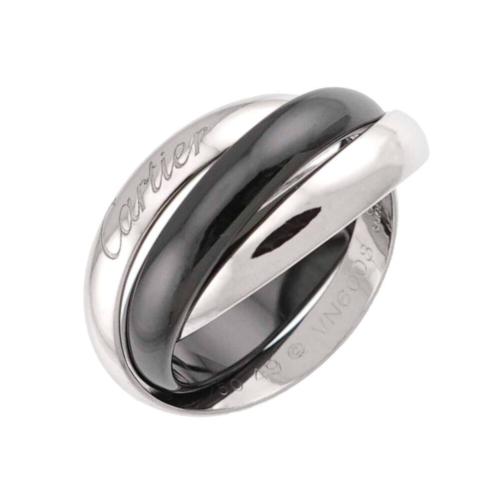Cartier 18k Silver Trinity Ring #49